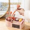 Makeup Brush Storage Box - High-end, Rotatable with Drawers, Multi-functional Storage Box for Organizing Miscellaneous Items