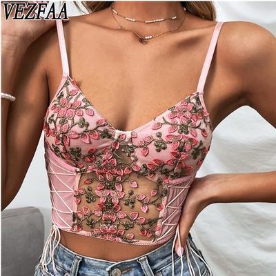 Women's Fashion Casual Flower Pattern Print Summer Spring Sleeveless Suspenders Bodysuits