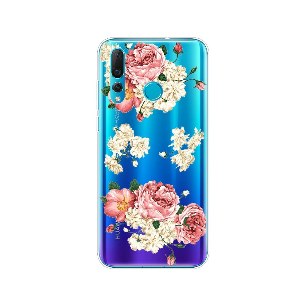 Mobile Silicon Phone Bag Case For Huawei Nova 4 4e Case Soft TPU Back Phone Cover For Nova4 nova4E Cover Protective Back Cover