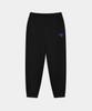 [Set] Dolphin Chain Embroidery Fleece Hoodie & Jogger Pants Black