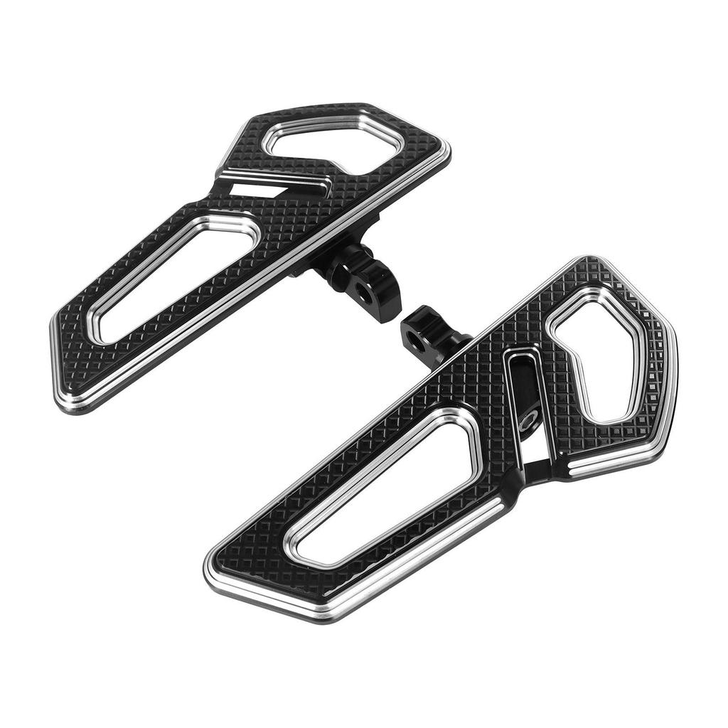 Empire Knight Rear Passenger Footpegs: Motorcycle Accessories for Universal Harley Models