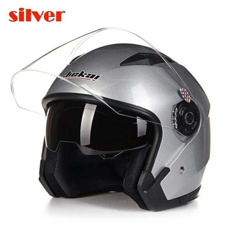 High Quality Motorcycle Helmets Electric Bicycle Helmet Open Face Dual Lens Visors Men Women Summer Scooter Motorbike Helmet Dot