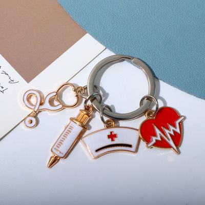 Chaveiro de metal personalizado, personalizado, botão de casa, chaveiro de carro
