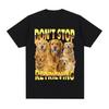 Dont Stop Retrieving TShirt Golden Retriever Funny Dog Meme Graphic TShirt Men Women Casual Oversized Cotton Short Sleeve Tees