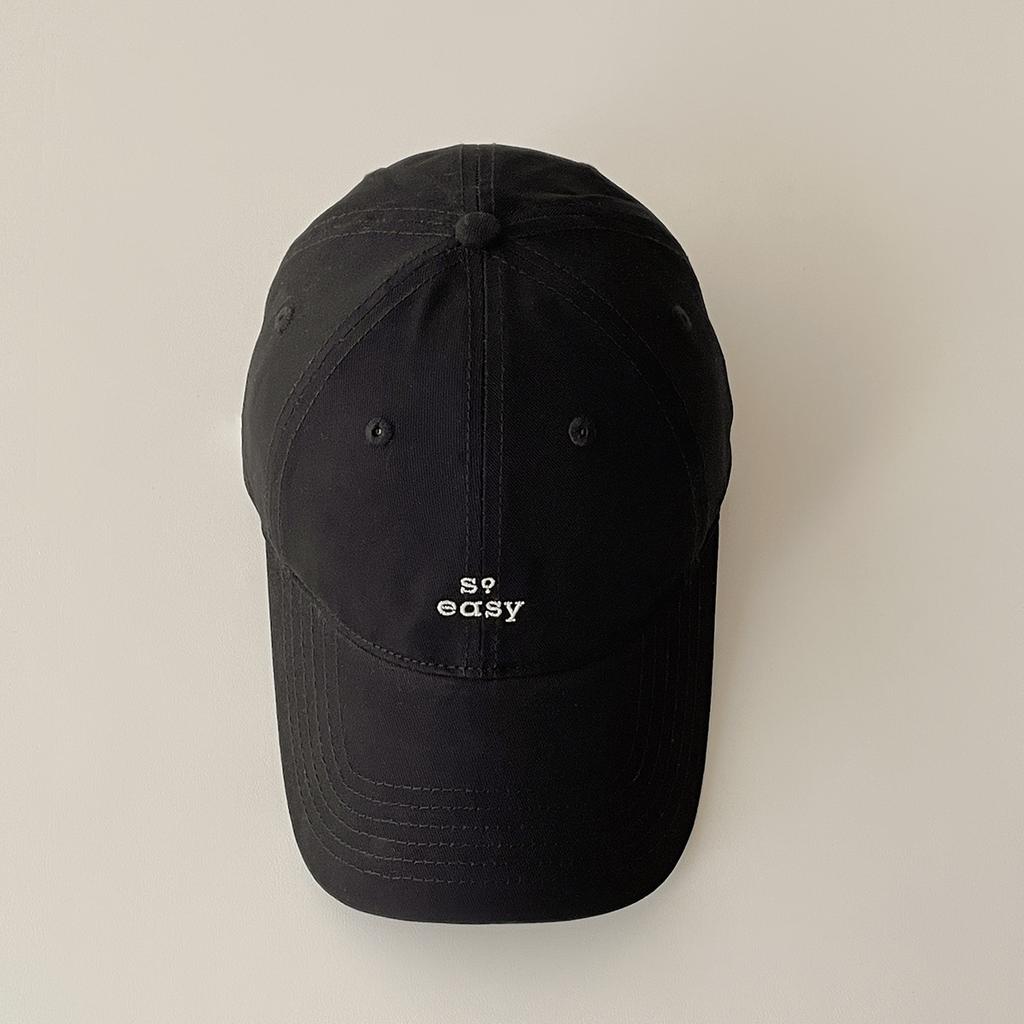 Fashion Hat ins Blogger Hat so.easy Embroidered Baseball Cap Korean Student Couple Versatile Soft Top Cap Female