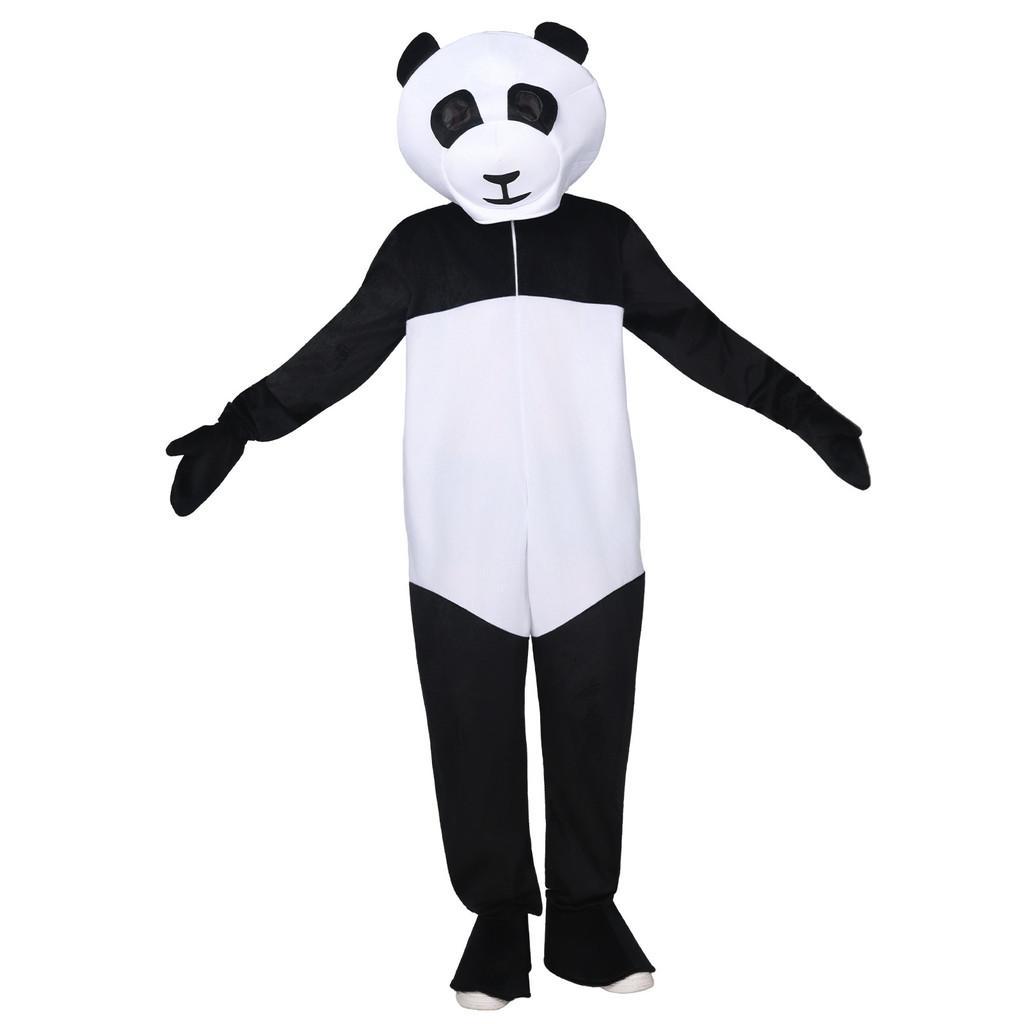 Panda Kostým Pro Dospělé Na Halloween Z Polyesterového Materiálu Perfektní Pro Cosplay A Večírky