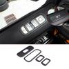 For Mercedes-benz G-Class W464 2019-2026 Real Carbon Fiber Car Window Lift Button Frame Trim Cover Sticker Car Accessories