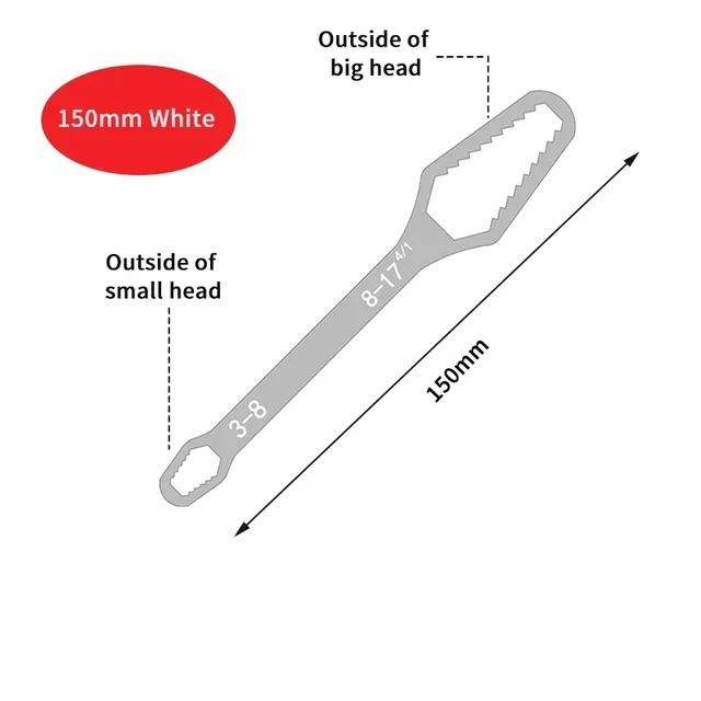 8~17mm/16mm/23mm/24mm Universal Torx Wrench Self-tightening Adjustable Glasses Wrench Board Double-head Torx Spanner Hand Tools for Factory