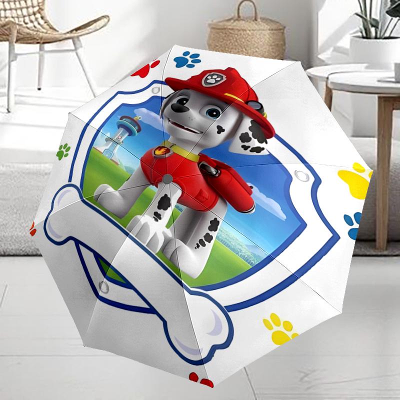 PAW Patrol Theme Automatic Umbrella, Lightweight & Portable, 8 Rib, Perfect for Outdoor Travel, Birthdays, Christmas, Gifts.