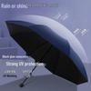 Velký skládací deštník pro tři osoby, odolný proti dešti a slunci, s potiskem loga na zakázku
