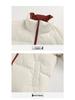2025 Winter Unisex Trendy Color Block Stand Collar Puffer Jacket for Teens & Couples
