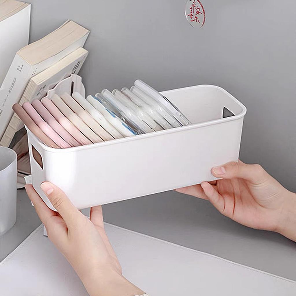 RAIN QUEEN Storage Small Item Storage Polypropylene Set of Storage Tabletop Storage With Small Kitchen Closet Storage Box, Case, Basket, Case, 8,