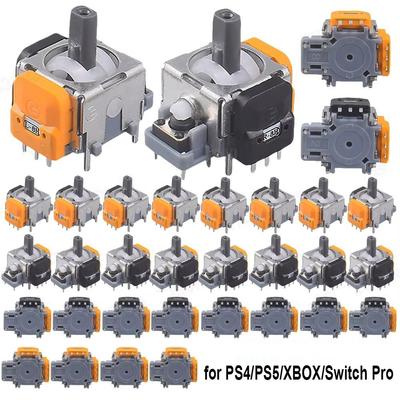 3D Analog Controller Thumb Stick Hall Effect Joystick Sensor Module Replacement Repair Parts for PS5/PS4/Xbox/Switch Pro