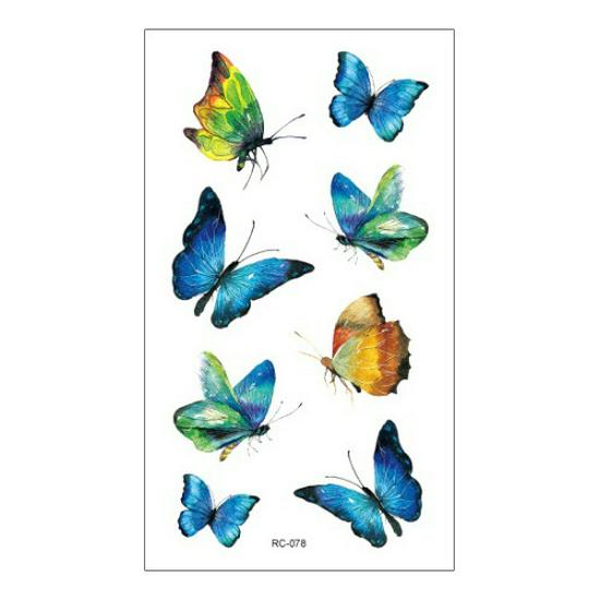Waterproof Color Tattoo Stickers for All Ages