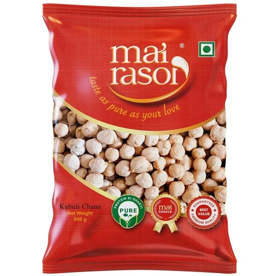 

MAI RASOI Kabuli Big Bold Chana/Channa Punjabi Chole 500 grams Pouch