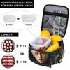 Resident Evils Leon Kennedy Game Insulated Lunch Bag for Women Children Leakproof Food Boxes Thermal Lunch Box Tote