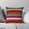 Peruvian Stripes Square Pillowcase Polyester Linen Velvet Creative Zip Decorative Throw Pillow Case Home Cushion Cover 18
