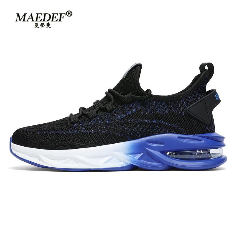 

MAEDEF Running Shoes for Gym Lightweight Non Slip Sports Shoes Breathable Mesh Comfortable Mens Sneakers Outdoor Running Shoes 39 чорний
