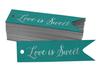 Inkdotpot Gold Foil Paper Hang Tags Love Is Sweet Wedding Favor Tags 100