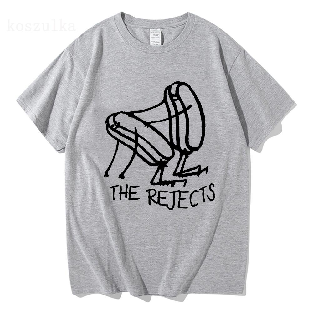Rejects X Sarah Pardini T-Shirt Rockband The All-American Rejects T-Shirt Baumwolle Kurzarm Herren T-Shirts Streetwear Unisex Print