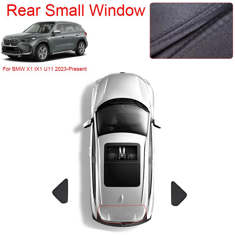 Car Black Windows Privacy Sunshade For BMW X1 IX1 U11 2023-Present Anti-UV Heat Insulation Protect Cover Interior Accessories