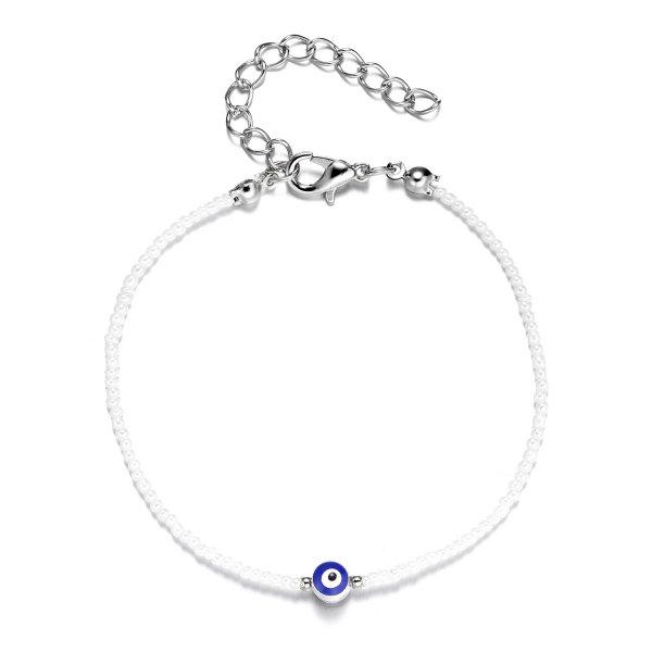 Lucky Eye Blue Evil Eye Charms Armband Rote Schnur Faden Seil Paar Freundschaftsarmband Frauen Männer Handgemachter Wunschschmuck Geschenk