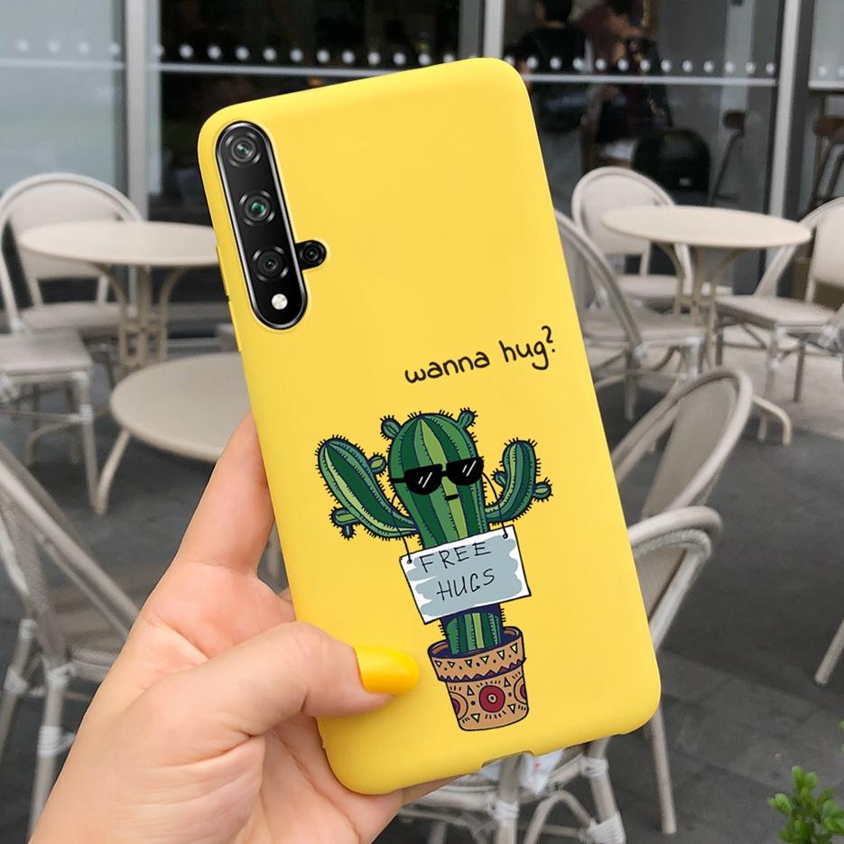 For Huawei Honor 20 Case Stylish Painted Silicone Soft TPU Phone Case Fundas For Huawei Nova 5T 5 T Honor 20 Honor20 Cases Cover