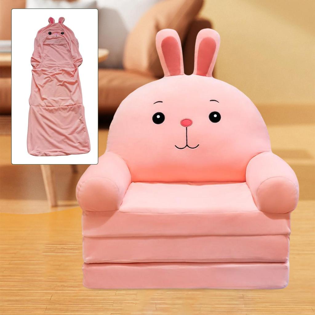 Kids Foldable Sofa Chair Cover Children Couch Backrest Slipcover Sofa Covers Washable for Living Room Playing Room Decoration