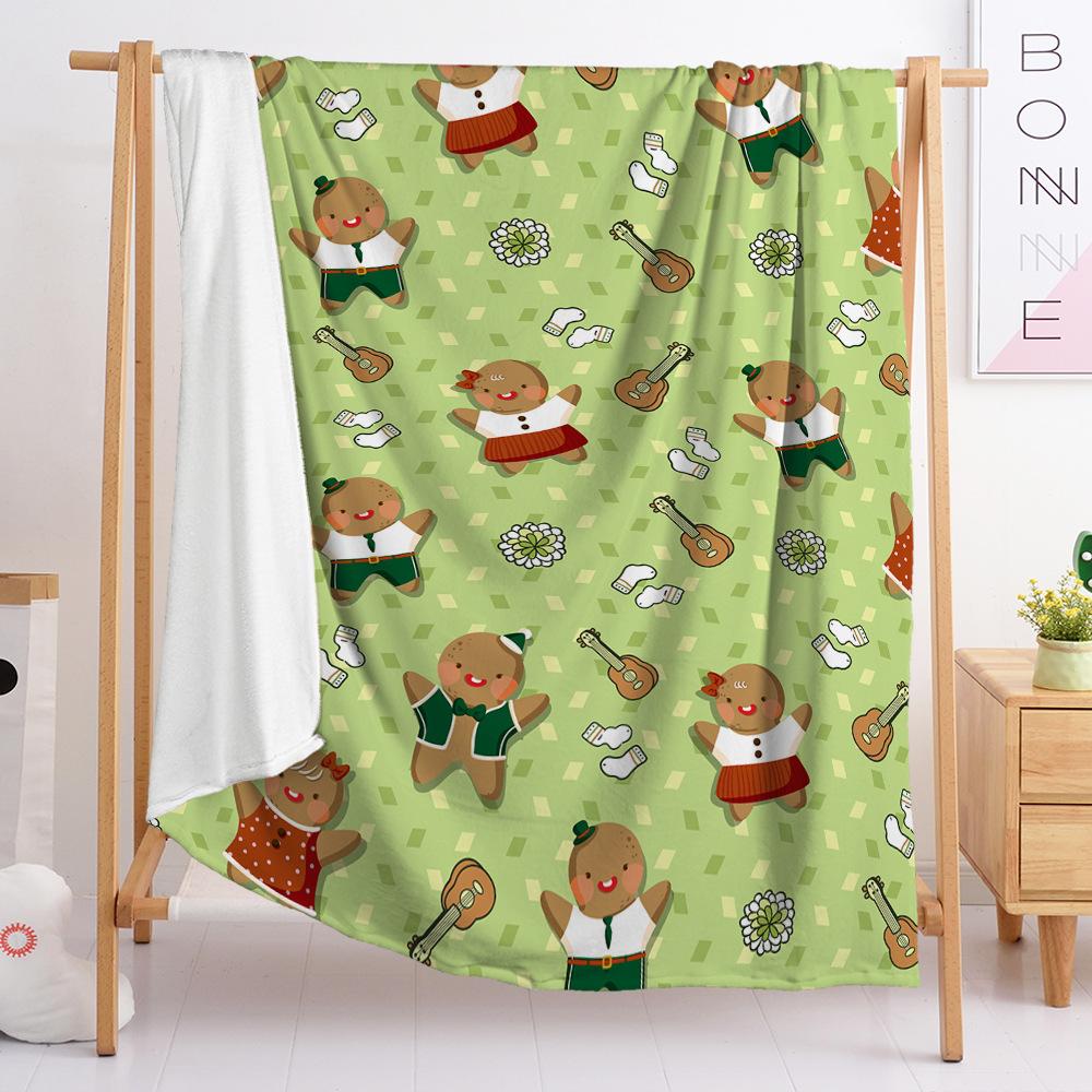 3D Digital Printed Christmas Blanket Flannel Blanket Fur Blanket Spring And Autumn