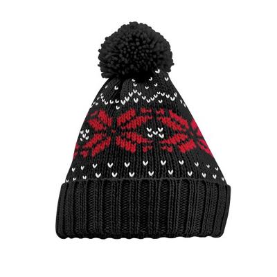 Beechfield Unisex Adult Snowstar Fair Isle Beanie