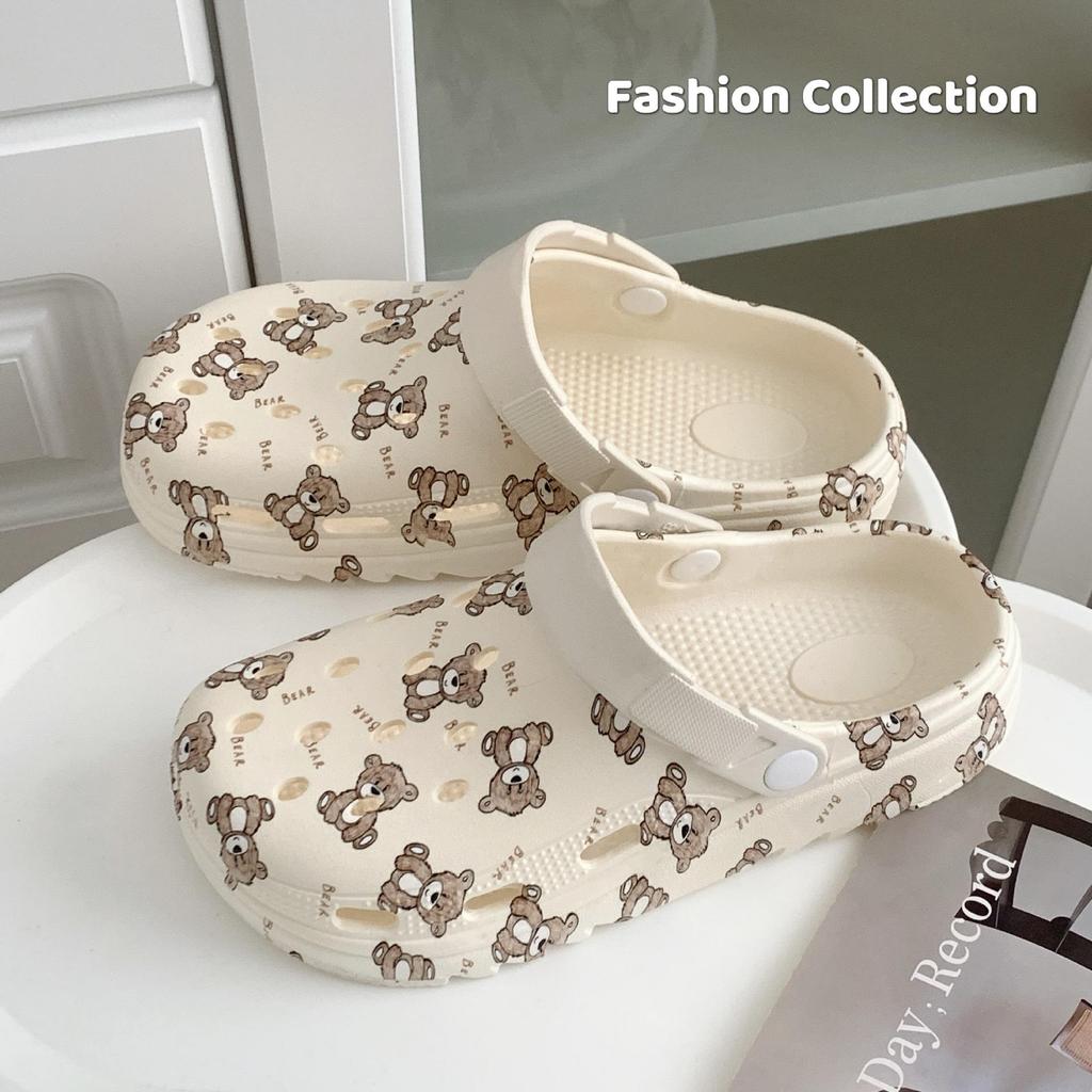 2025 Women's High Heel Summer Sandals: Closed Toe, Thick Soles, Cute Style for Outdoor & Home Wear