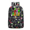 Rhythm Box Sprunki Cartoon Game Printed Backpack Student Bag Canvas Bag Children Cartoon