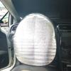 44*50cm High Quality Car Steering Wheel Sunshade Double Thick Foil Anti Heat Sun-proof Parasol Shield Heat-Resistant Accessories