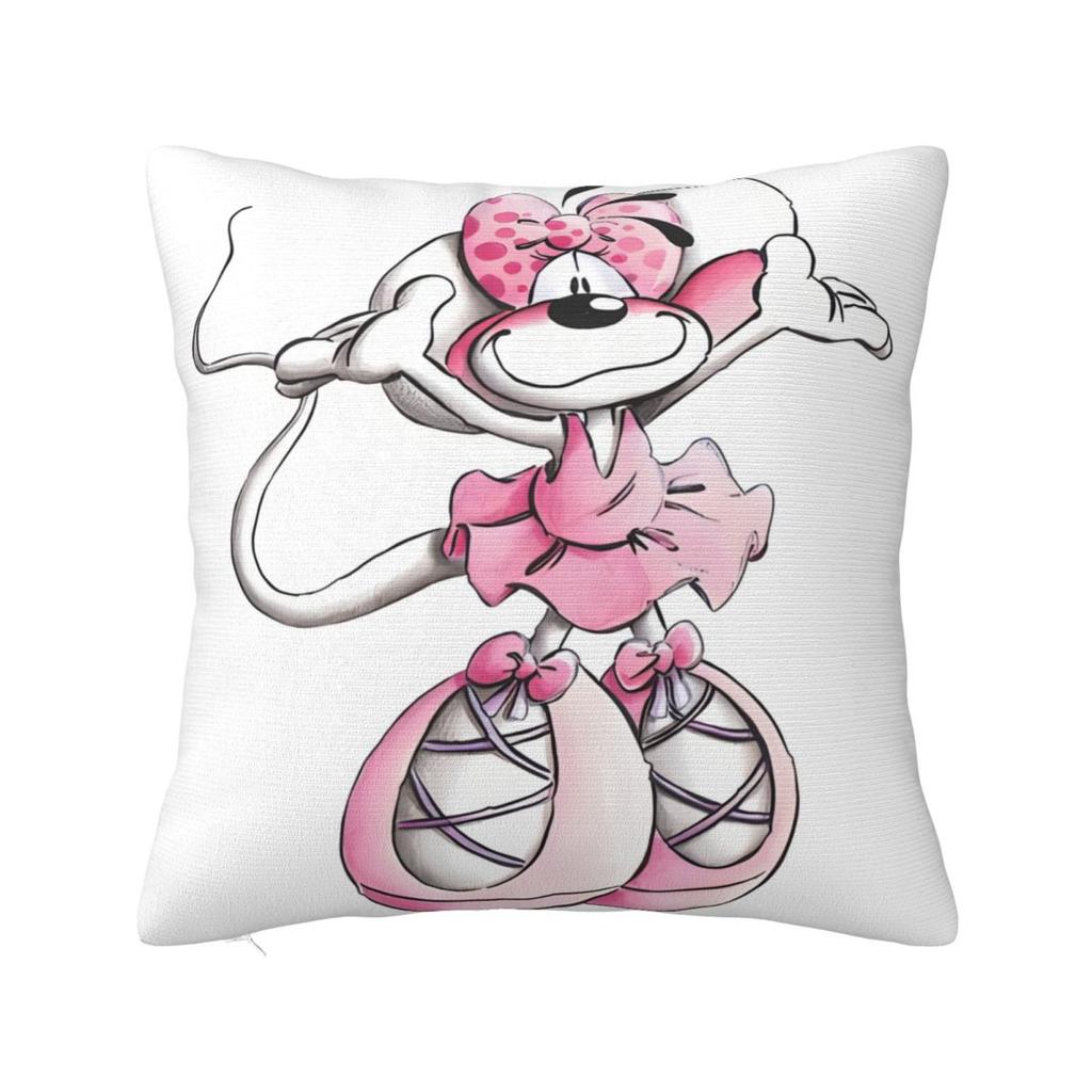 DDiddls Cartoon Pillowcases Seat Cute Diddl Cushion Case Creative Throw Pillow Case
