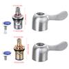 Faucet Spool Replacement Tap Valves Ceramic Disc Stem Cartridge Faucet Valve with Faucet Switch Handle & Screws