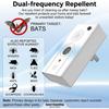 2-Pack Powerful Ultrasonic Bat Repellent Plug In, Effective Bat Deterrent for Attic and Indoor Use,Safe for Humans & Pets,Home Bats Keep Away