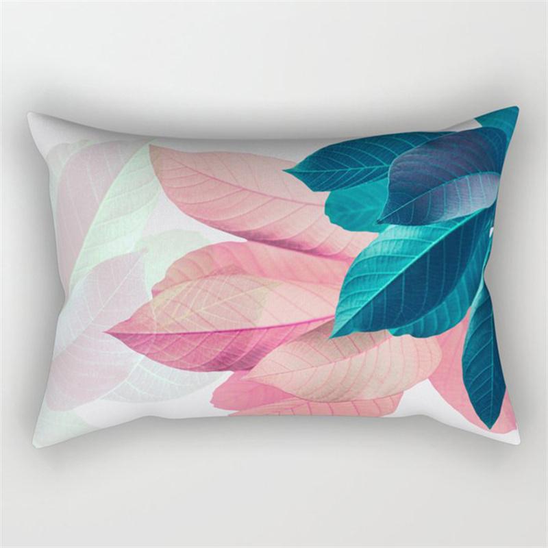 30x50cm Grün Tropische Blätter Pflanze Kissenbezug Wohnzimmer Stuhl Heimdekoration Regenbogen Blume Frucht Sofa Kissenbezug