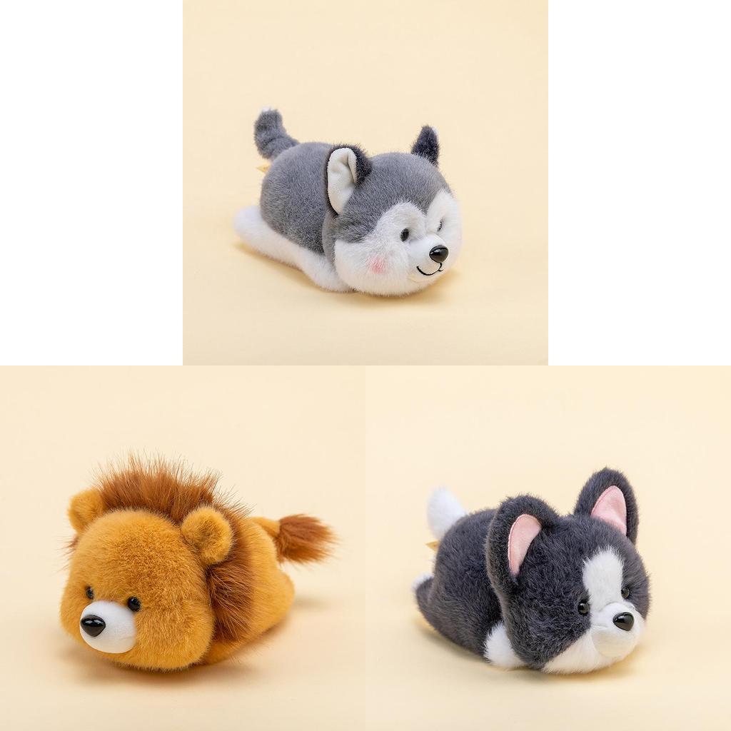 Cute Plush Lion And Bunny Stuffed Animals For Kids Gift Soft Toy Durable Pp Cotton