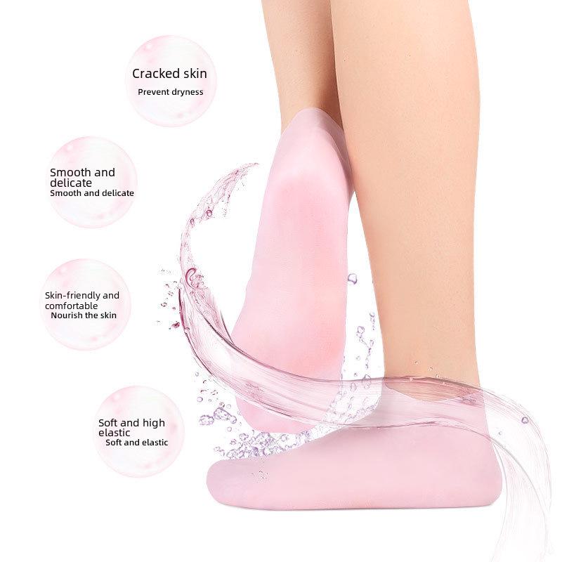127g Exfoliating & Rejuvenating Silicone Foot Care Socks - Thickened SEBS, Elastic Protection for Smooth Skin