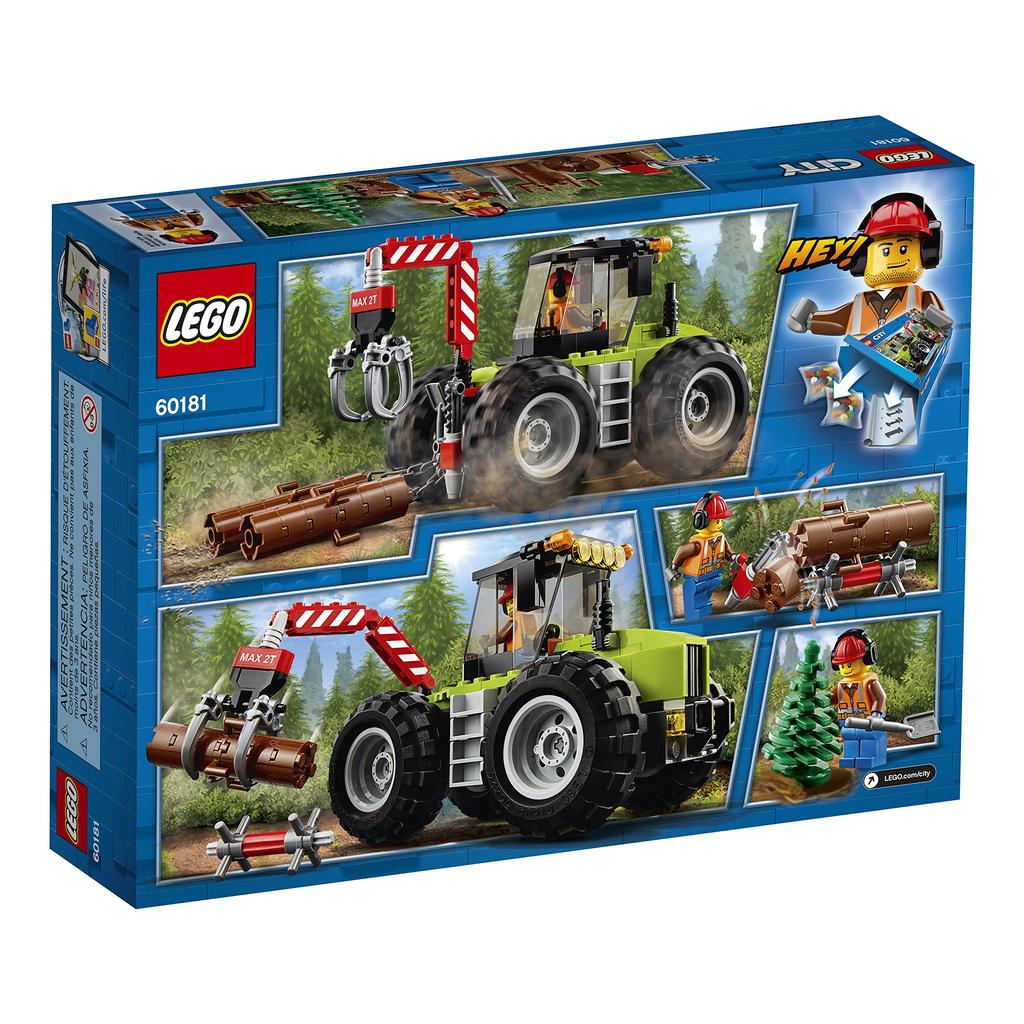 LEGO City Forest Tractor 60181 Assembly Kit (174 Pieces) (Manufacturer Discontinued)