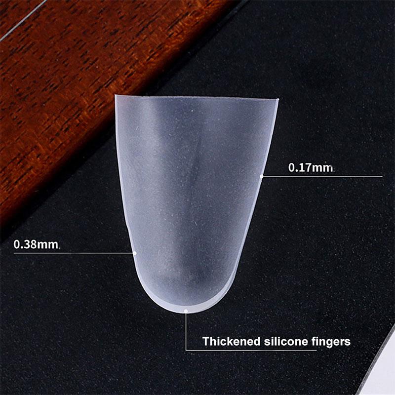 4Pcs Guitar Fingertip Protectors Silicone Finger Guards For Guitar Accessories