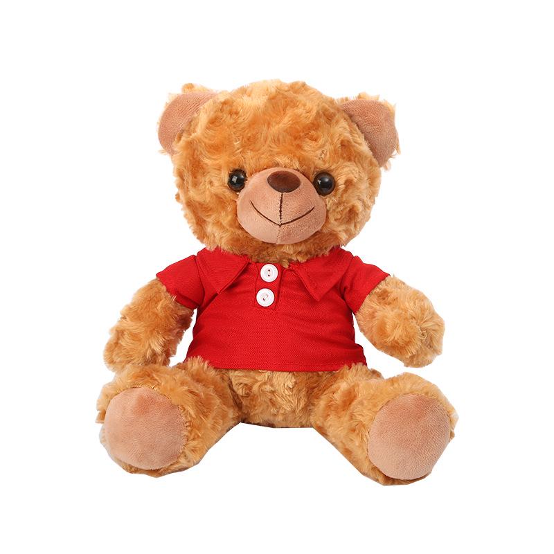 Graduation Commemorative Teddy Bear Plush with School Emblem Logo