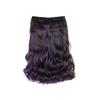 One Piece Colored Hairpieces Ombre Natural Lifelike Wig Soft Long Curly Hair Extensions  For Women