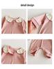 Cute Peter Pan Collar Autumn Baby Romper - Long Sleeve, Korean Style for Girls