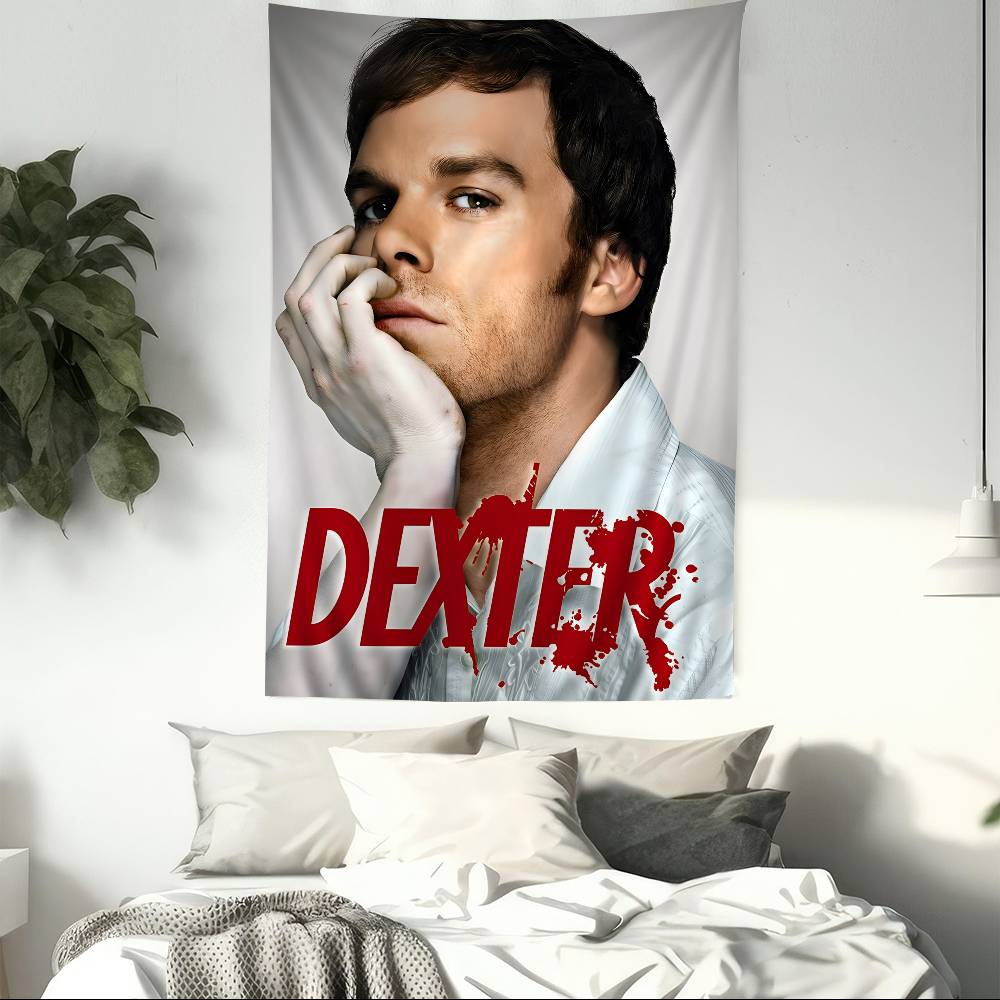 DDexter Michael CHall Classic TV Cartoon Tapestry Bohemian Wall Tapestries Mandala Home Decor