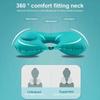 1Pcs Inflate Ring Press Inflateble Pillow U-Shape Neck Pillow  for Outdoor Traveling Car Airplane