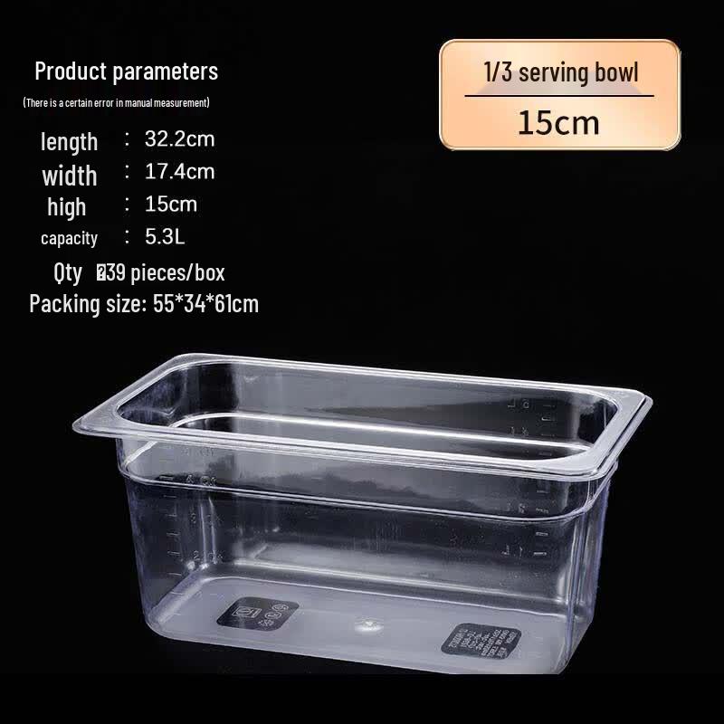 JNL Acrylic Gastronorm Food Pan Set