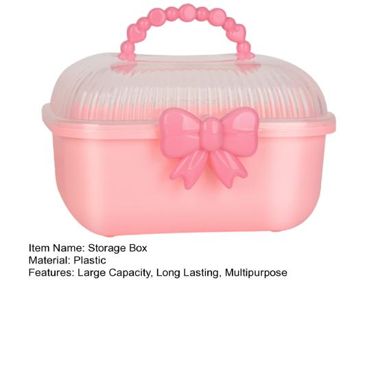 Portable Nail Tool Box Large Capacity Double Layer Multipurpose Hairpin Storage Case Jewelry Organizer