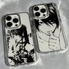 Custodia per Telefono Anime D-Death Note per Xiaomi Mi 15 14T 14 12T 11T 11 Lite Poco M7 X7 X6 F5 F6 X5 X4 GT Pro 5G Trasparente Morbida