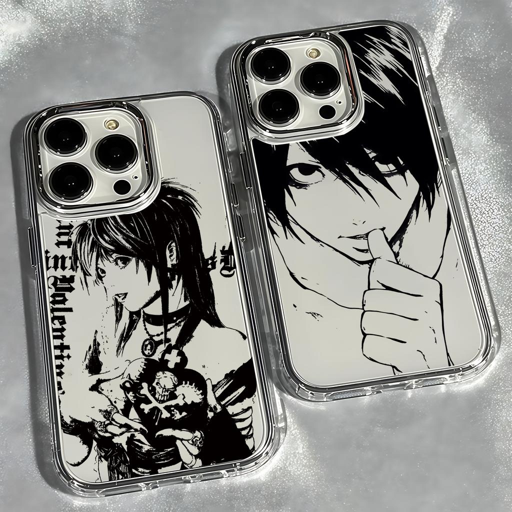 Custodia per Telefono Anime D-Death Note per Xiaomi Mi 15 14T 14 12T 11T 11 Lite Poco M7 X7 X6 F5 F6 X5 X4 GT Pro 5G Trasparente Morbida